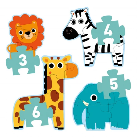 Djeco progressive puzzle in the jungle