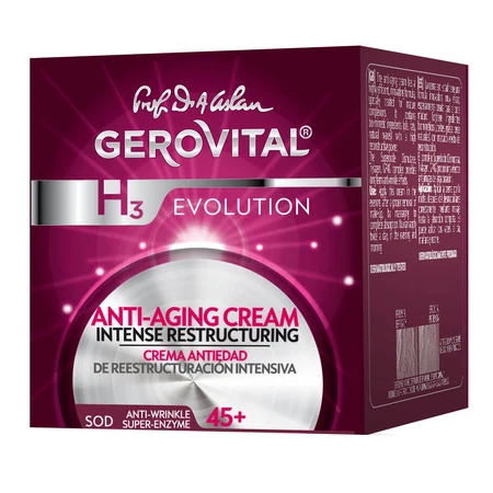 Gerovital H3 Evolution Intensive Anti-Aging Creme 45+, 50 ml, Farmec