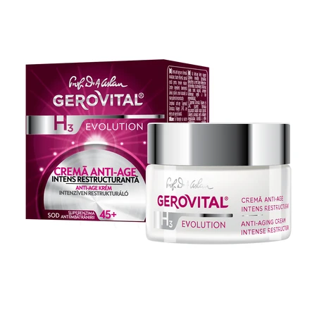 Gerovital H3 Evolution Intensive Anti-Aging Creme 45+, 50 ml, Farmec