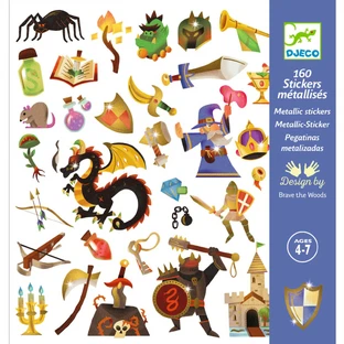 Djeco Pegatinas Fantasía medieval