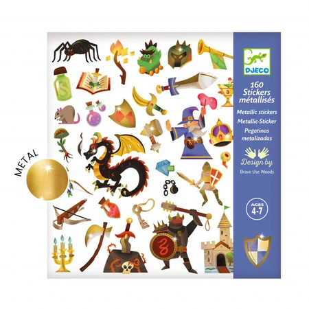 Djeco Pegatinas Fantasía medieval