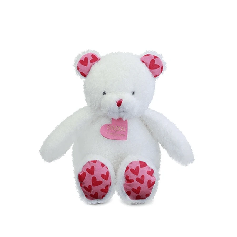 Miękki pluszowy miś "Kocham Cię" w torbie prezentowej - 25 cm: ceny i cechy