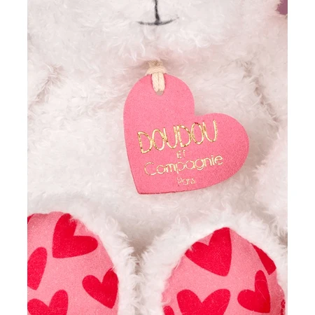 Miękki pluszowy miś "Kocham Cię" w torbie prezentowej - 25 cm: ceny i cechy