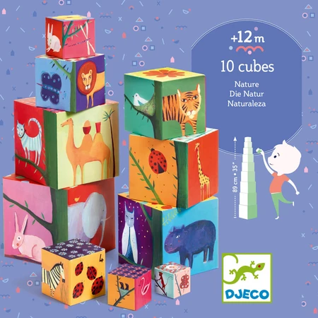 Djeco Natura building tower