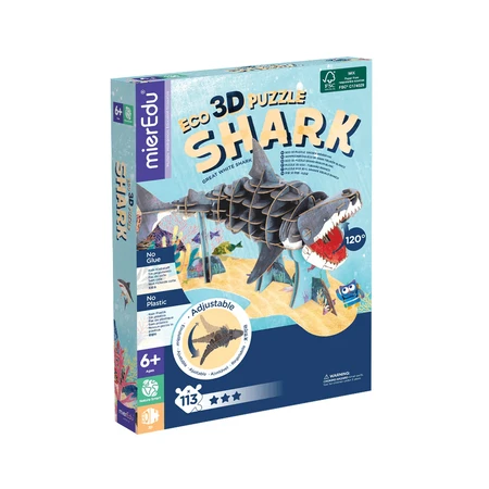 3D Puzzle ECO - Great White Shark (deluxe)