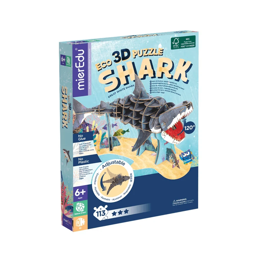 3D Puzzle ECO - Great White Shark (deluxe)