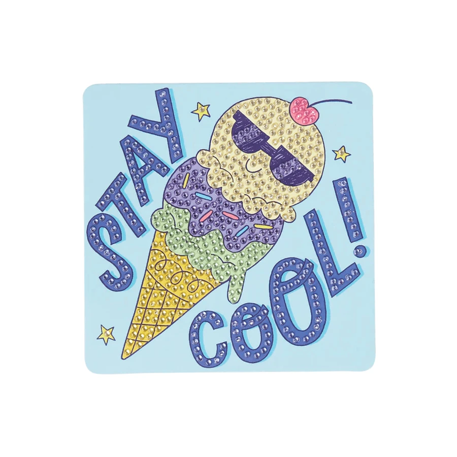 Mini DIY creatieve workshop met diamanten - Cool Icecream