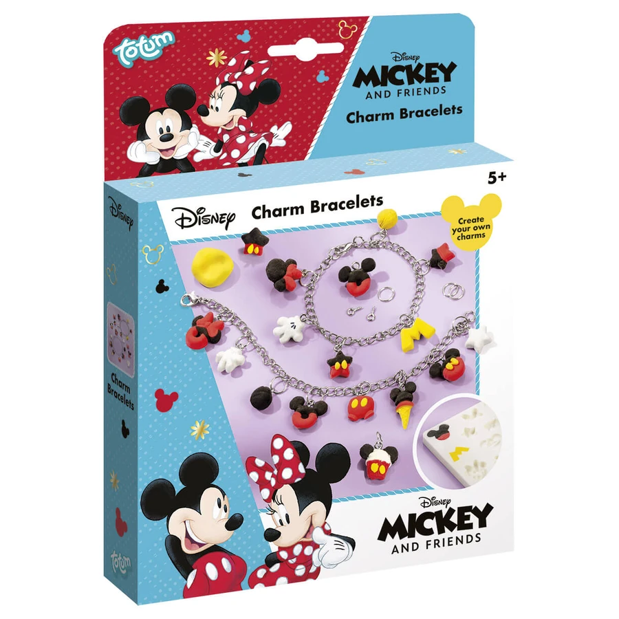 Creatieve set DIY armbanden met hangers Disney Mickey en vriendjes