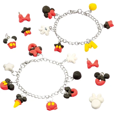 Creatieve set DIY armbanden met hangers Disney Mickey en vriendjes