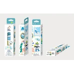 Set de 6 lápices de cera con forma de bellota, Haku Yoka - colores chulos