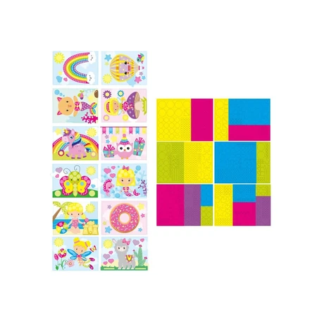 Color and shape stickers set, Grafix