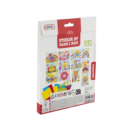 Color and shape stickers set, Grafix