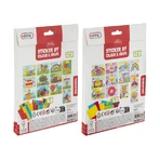 Color and shape stickers set, Grafix