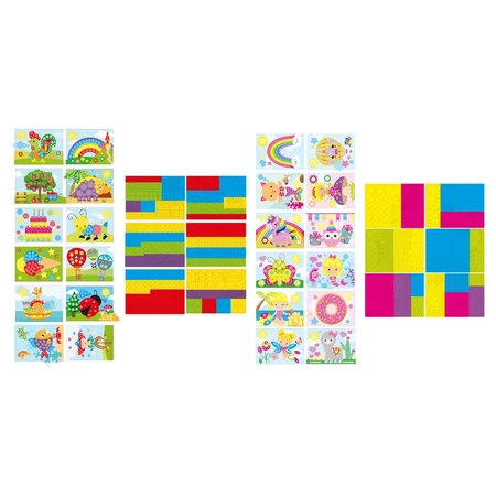 Color and shape stickers set, Grafix