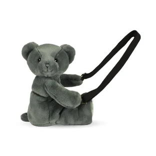 Teddy Bear - adorable crossbody bag, 30 cm, Kaki