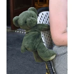 Teddy Bear - adorable crossbody bag, 30 cm, Kaki
