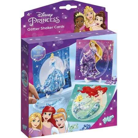 Creatieve DIY-set, wenskaarten met Disney Princess-slips
