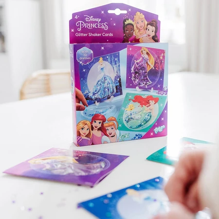Creatieve DIY-set, wenskaarten met Disney Princess-slips