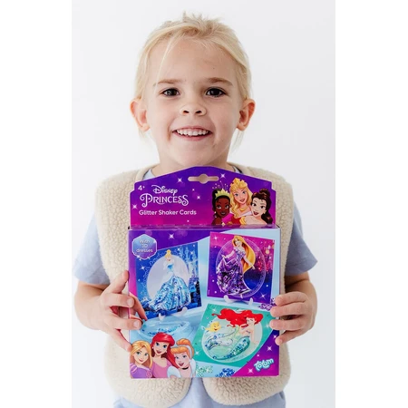 Creatieve DIY-set, wenskaarten met Disney Princess-slips
