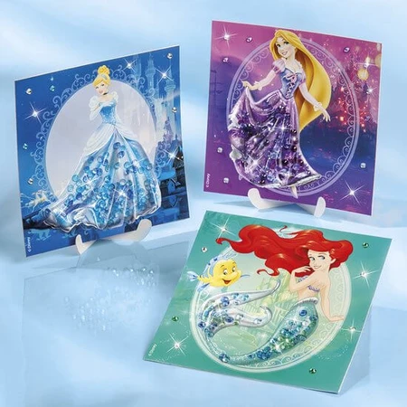 Creatieve DIY-set, wenskaarten met Disney Princess-slips