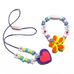 DIY sieradenpakket Creatibles Enchanted Flowers - luchtdroge plasticine - set van 6 kleuren en accessoires