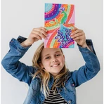 DIY set Mijn dagboek met pauw en diamanten