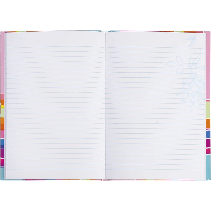 DIY set Mijn dagboek met pauw en diamanten