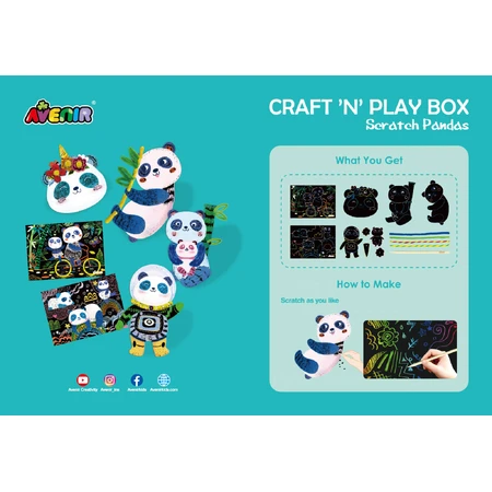 Set de rasage XXL créatif - Craft 'N' Play Box