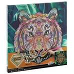 Set creativo con strass, Pintura diamante, Lienzo Tigre, Moxy
