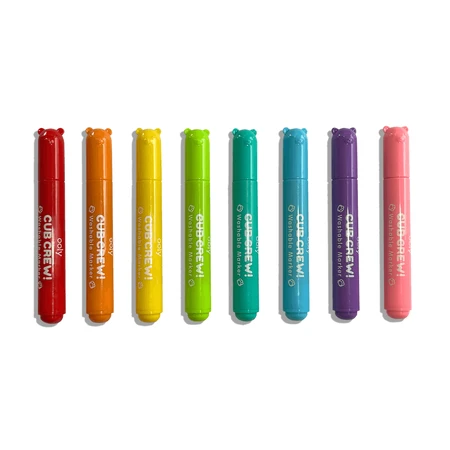 Cub Crew Washable Crayons - set of 8, Cub Crew