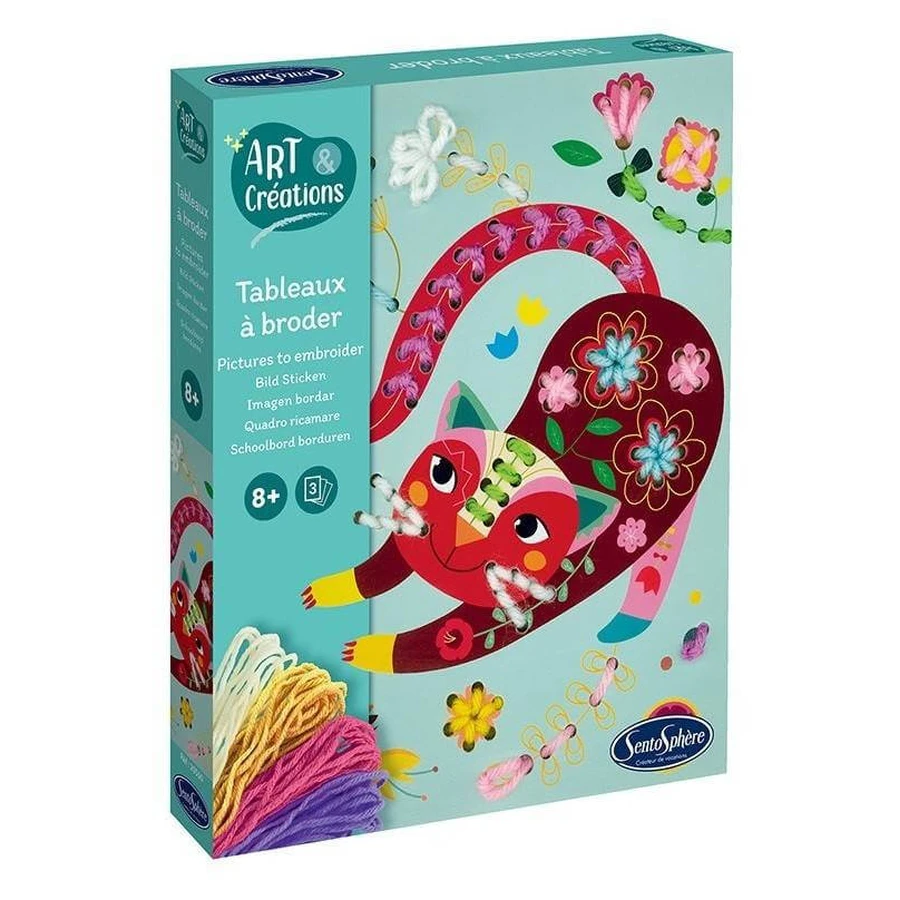 Kreativ-Stickerei-Set