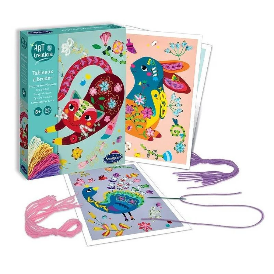 Kreativ-Stickerei-Set