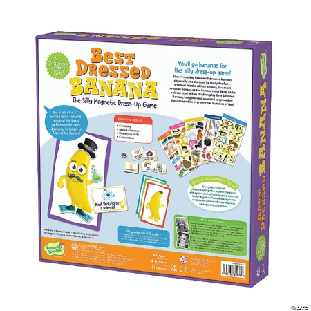 Magnetisch spel Best geklede banaan, Best geklede banaan