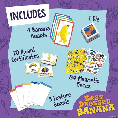 Magnetisch spel Best geklede banaan, Best geklede banaan