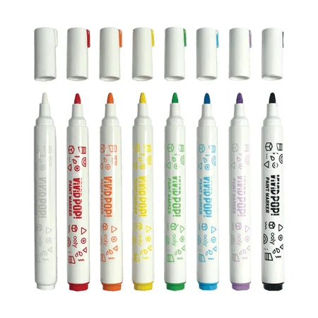 Vivid Pop! kleurpotloden - set van 8, klassiek