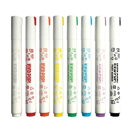 Vivid Pop! kleurpotloden - set van 8, klassiek