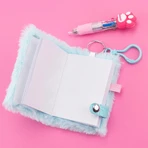 Girabrilla Mini-journal Llavero - cuaderno en miniatura con bolígrafo