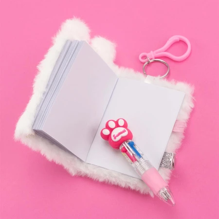 Girabrilla Mini-journal Llavero - cuaderno en miniatura con bolígrafo