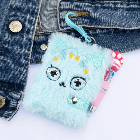 Girabrilla Mini-journal Llavero - cuaderno en miniatura con bolígrafo