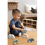 Set of 6 wooden cars, Speedy Monkey