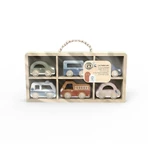 Set of 6 wooden cars, Speedy Monkey