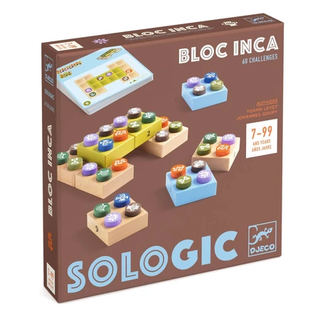 Inca Block logic game, Djeco