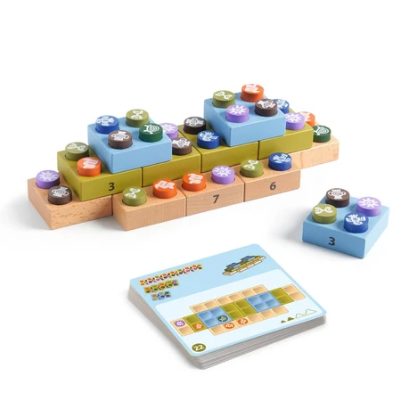 Inca Block logic game, Djeco
