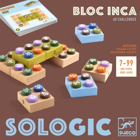Inca Block logic game, Djeco