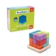 Colorful 3D wooden cube puzzle, Svoora