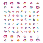 Nagelstickers - Eenhoorns