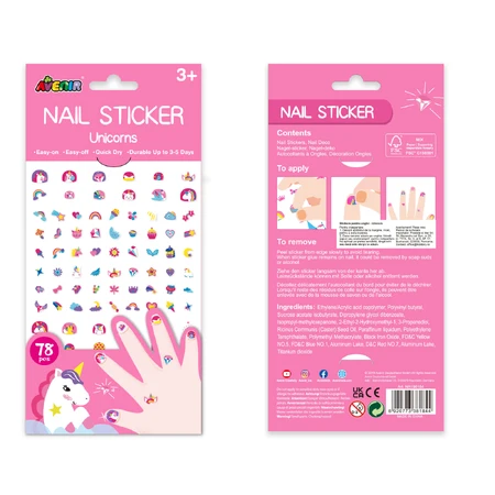 Nagelstickers - Eenhoorns