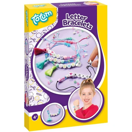 Set DIY armbanden met letters
