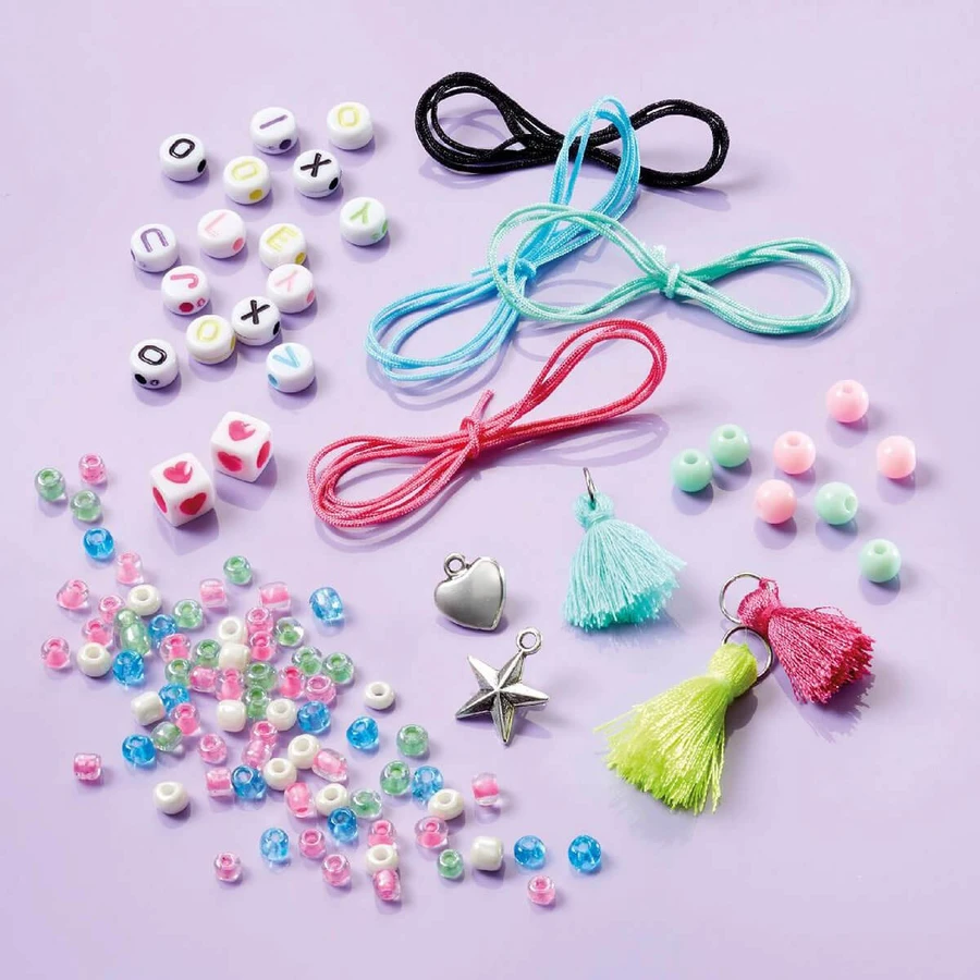 Set DIY armbanden met letters