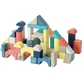 54 multicolored wooden cubes, Vilac